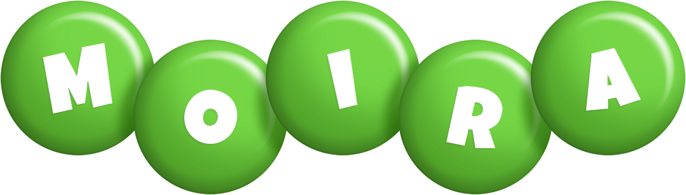 Moira candy-green logo