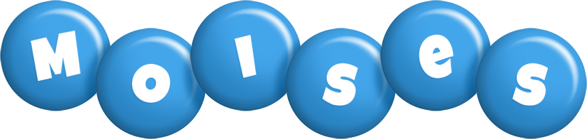 Moises candy-blue logo