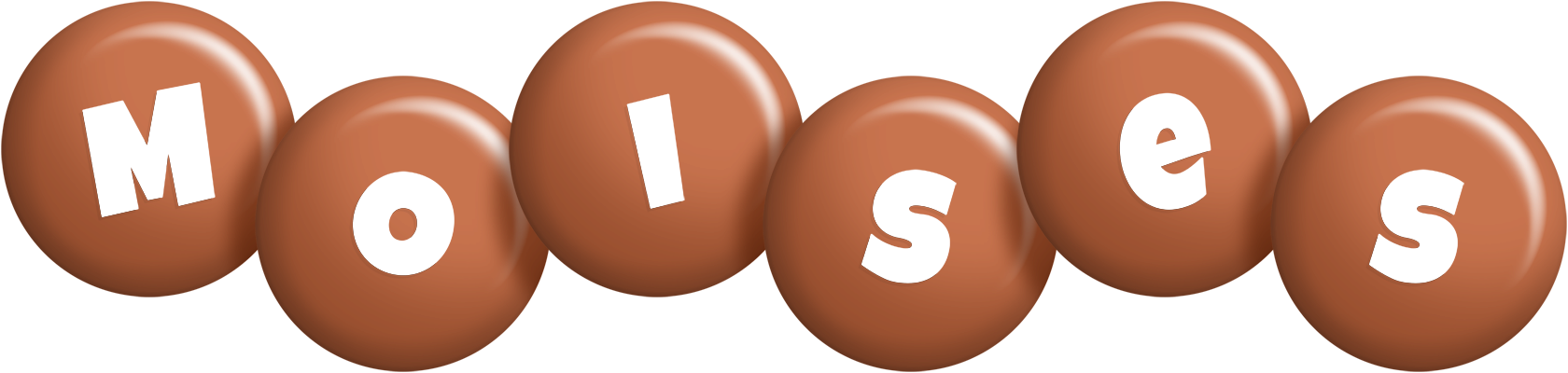 Moises candy-brown logo