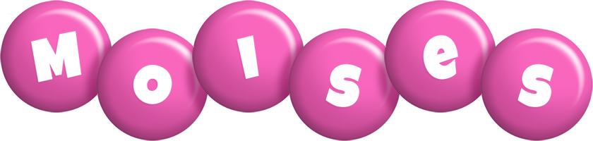 Moises candy-pink logo