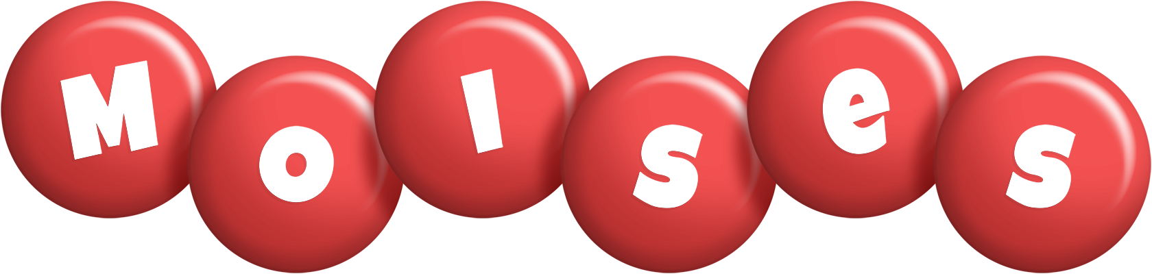 Moises candy-red logo