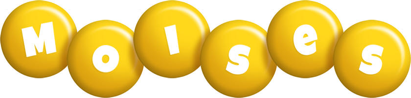 Moises candy-yellow logo
