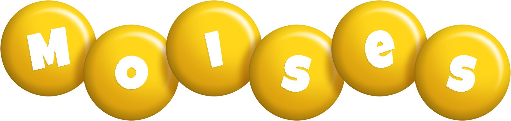 Moises candy-yellow logo