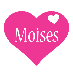 Moises love-heart logo