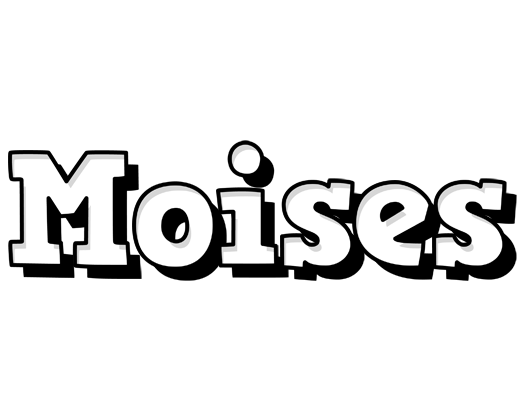 Moises snowing logo