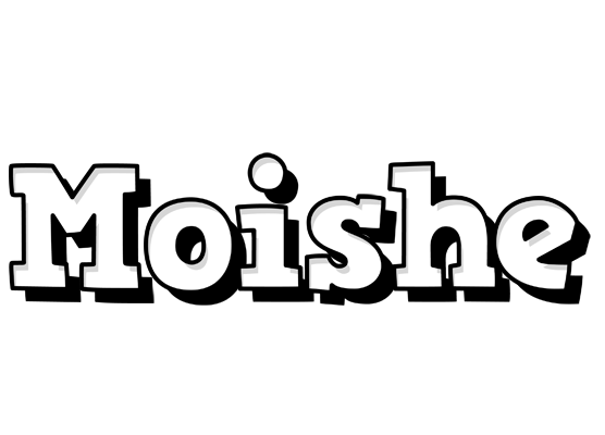 Moishe snowing logo