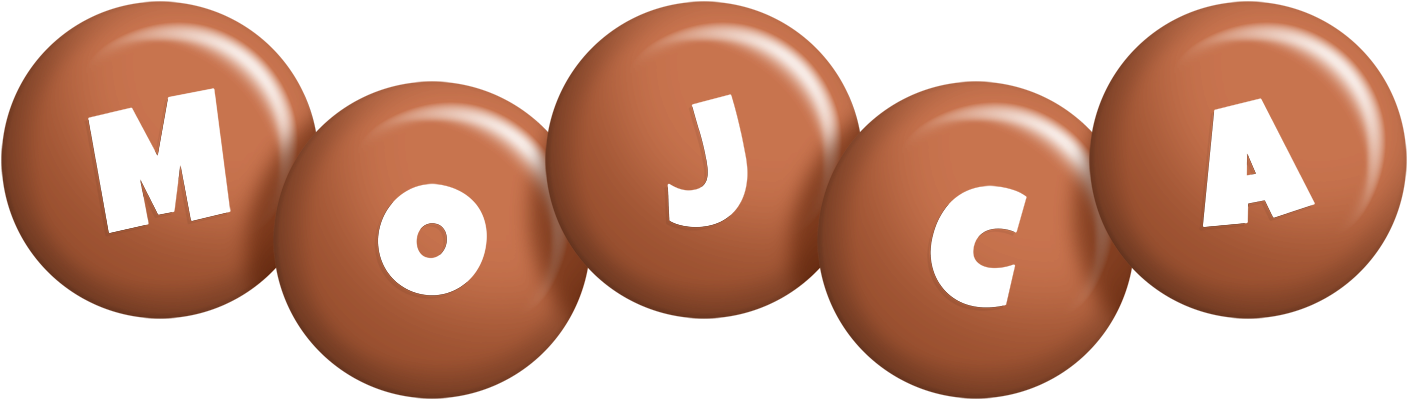 Mojca candy-brown logo