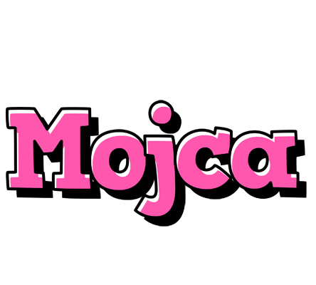 Mojca girlish logo