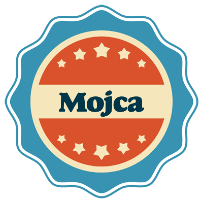 Mojca labels logo