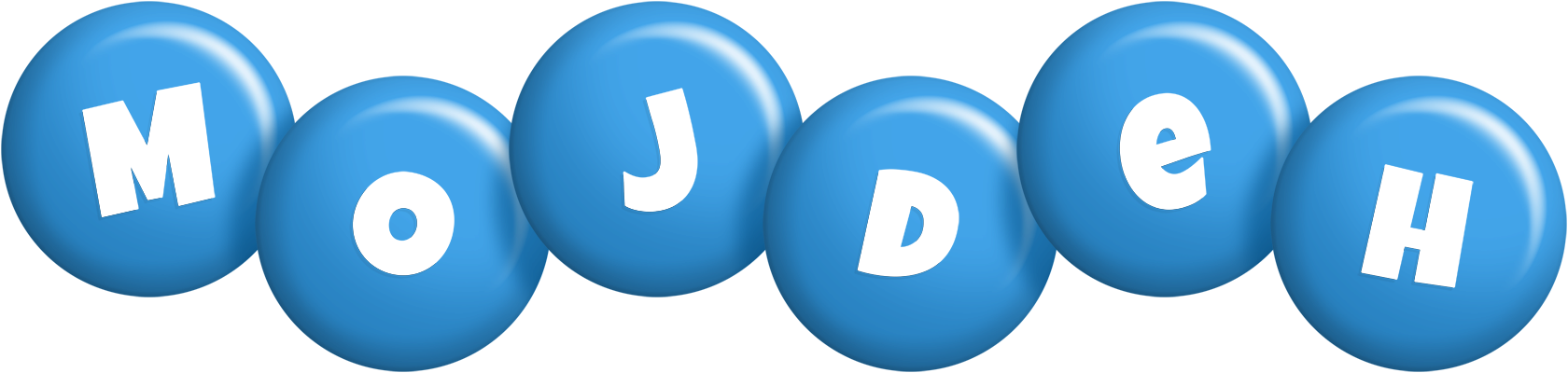 Mojdeh candy-blue logo