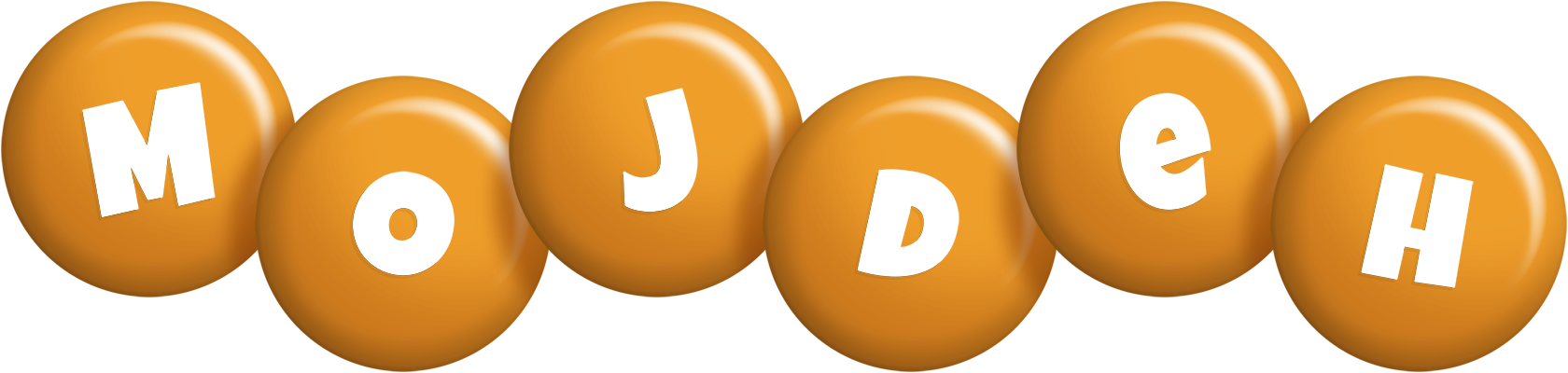 Mojdeh candy-orange logo