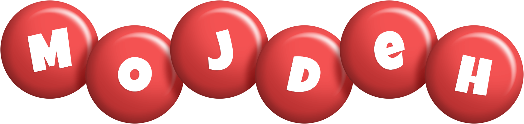 Mojdeh candy-red logo