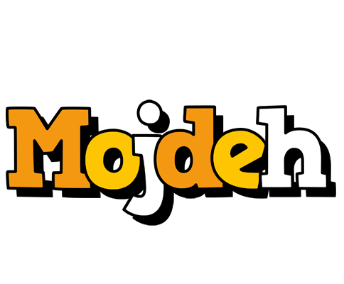 Mojdeh cartoon logo