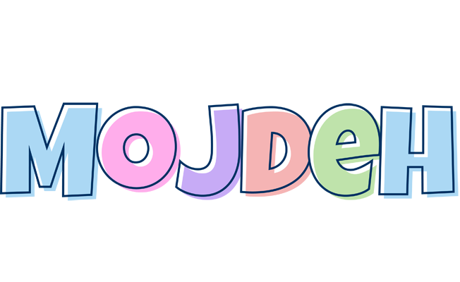 Mojdeh pastel logo