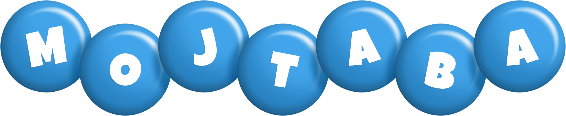 Mojtaba candy-blue logo
