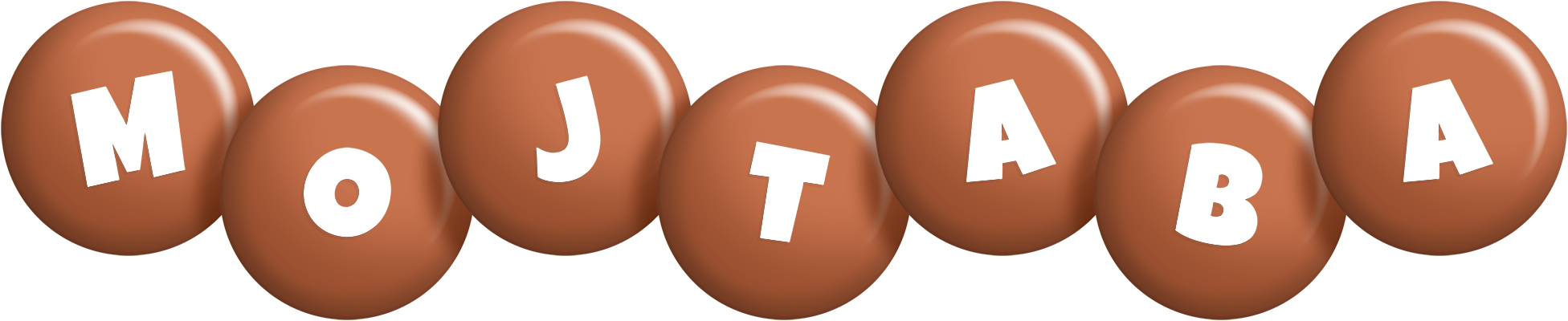 Mojtaba candy-brown logo