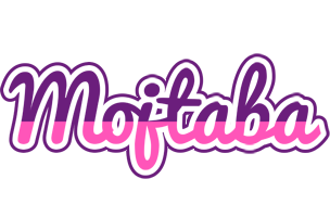 Mojtaba cheerful logo