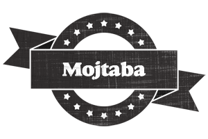 Mojtaba grunge logo