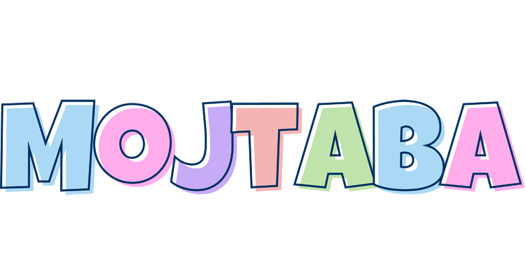 Mojtaba pastel logo