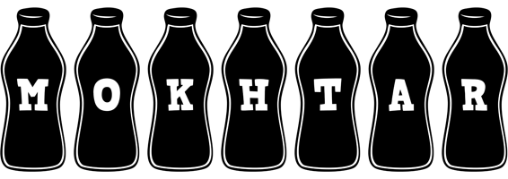 Mokhtar bottle logo