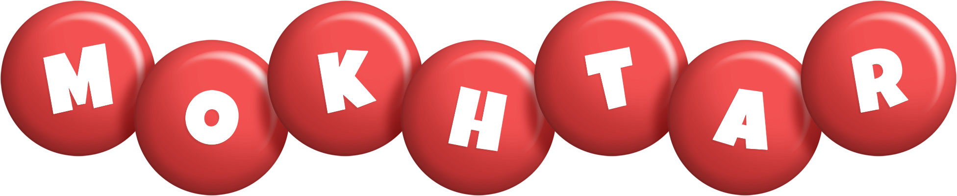 Mokhtar candy-red logo