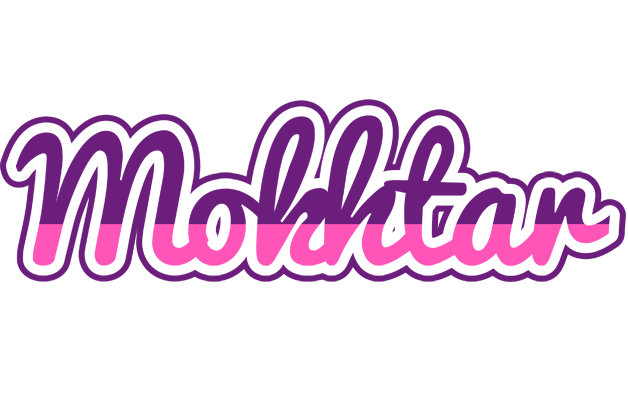 Mokhtar cheerful logo