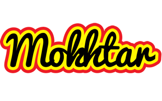 Mokhtar flaming logo