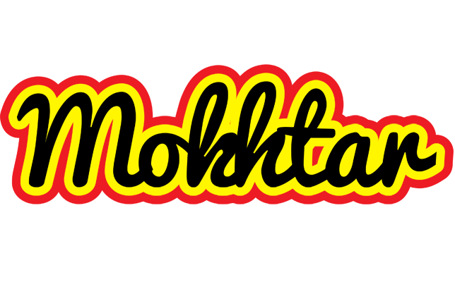 Mokhtar flaming logo