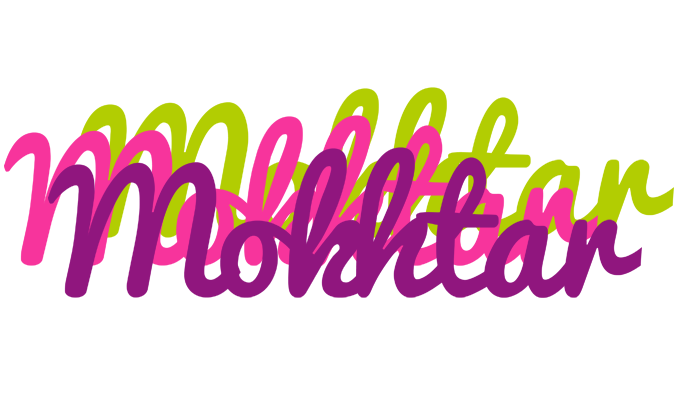 Mokhtar flowers logo