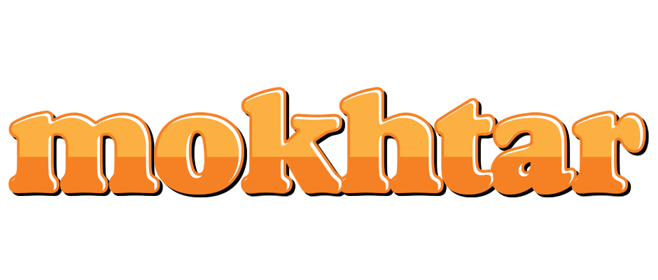 Mokhtar orange logo