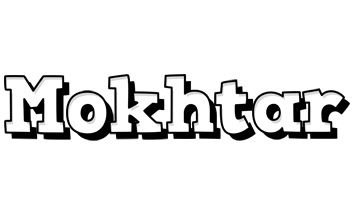 Mokhtar snowing logo