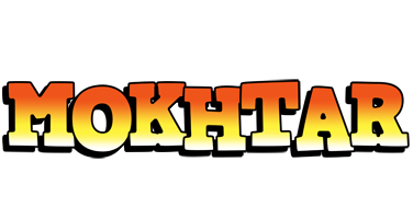 Mokhtar sunset logo