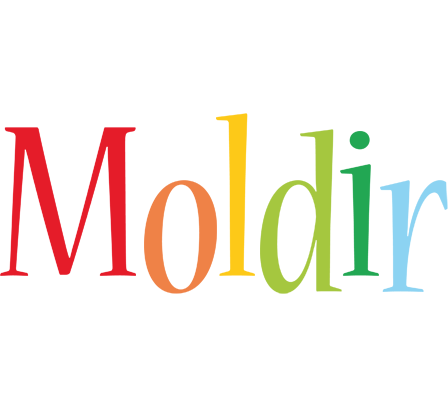 Moldir birthday logo