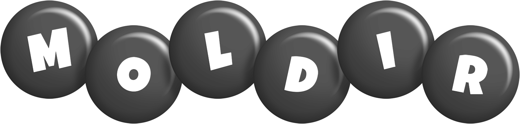Moldir candy-black logo