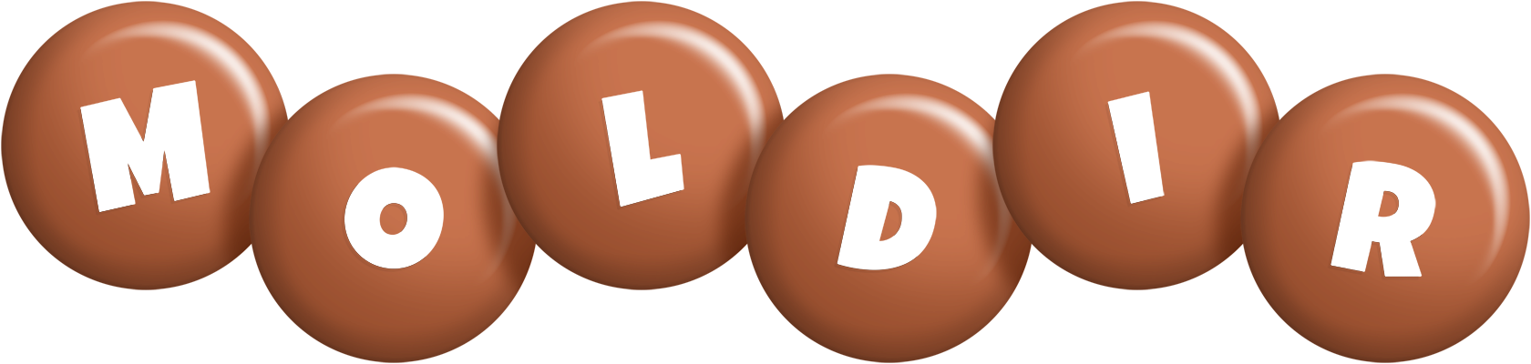 Moldir candy-brown logo