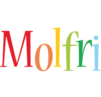 Molfri birthday logo