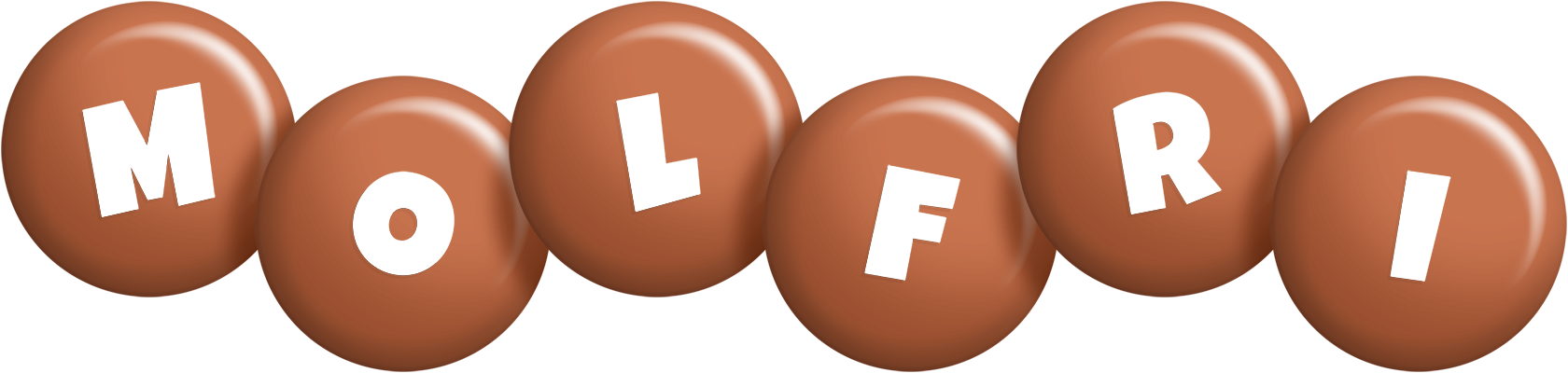 Molfri candy-brown logo