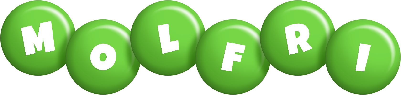 Molfri candy-green logo