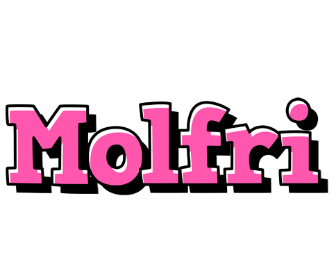 Molfri girlish logo