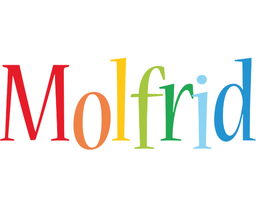 Molfrid birthday logo