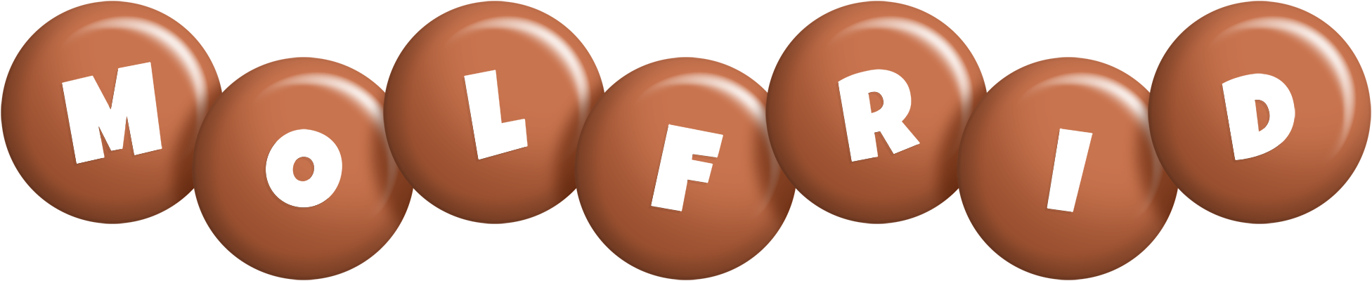Molfrid candy-brown logo