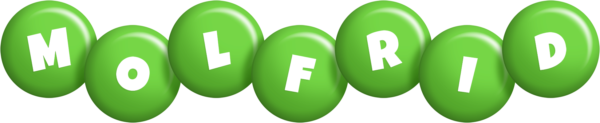 Molfrid candy-green logo