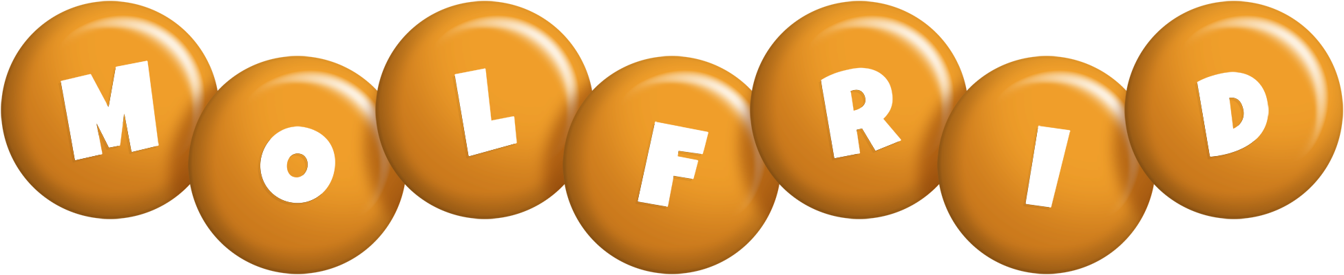 Molfrid candy-orange logo