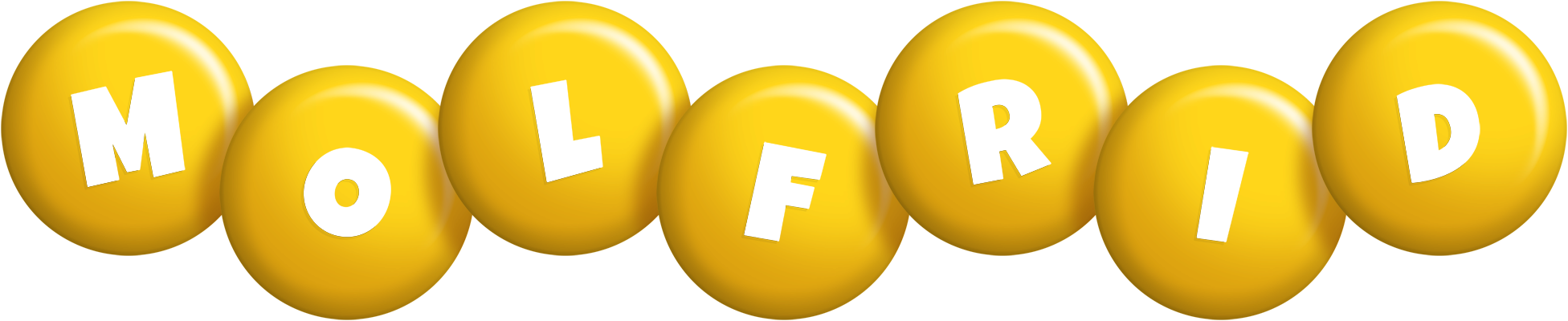 Molfrid candy-yellow logo