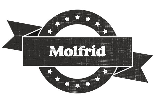 Molfrid grunge logo