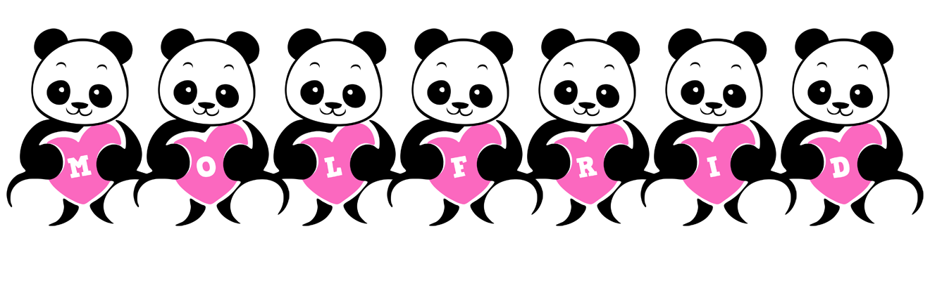 Molfrid love-panda logo