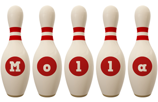 Molla bowling-pin logo