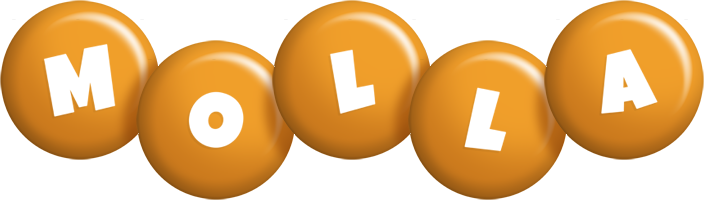 Molla candy-orange logo