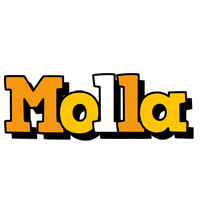 Molla cartoon logo