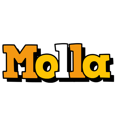 Molla cartoon logo